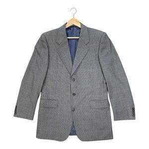 Hickey Freeman Diplomat Sample‎ Sport Coat 40LG Houndstooth Wool Blazer USA Made